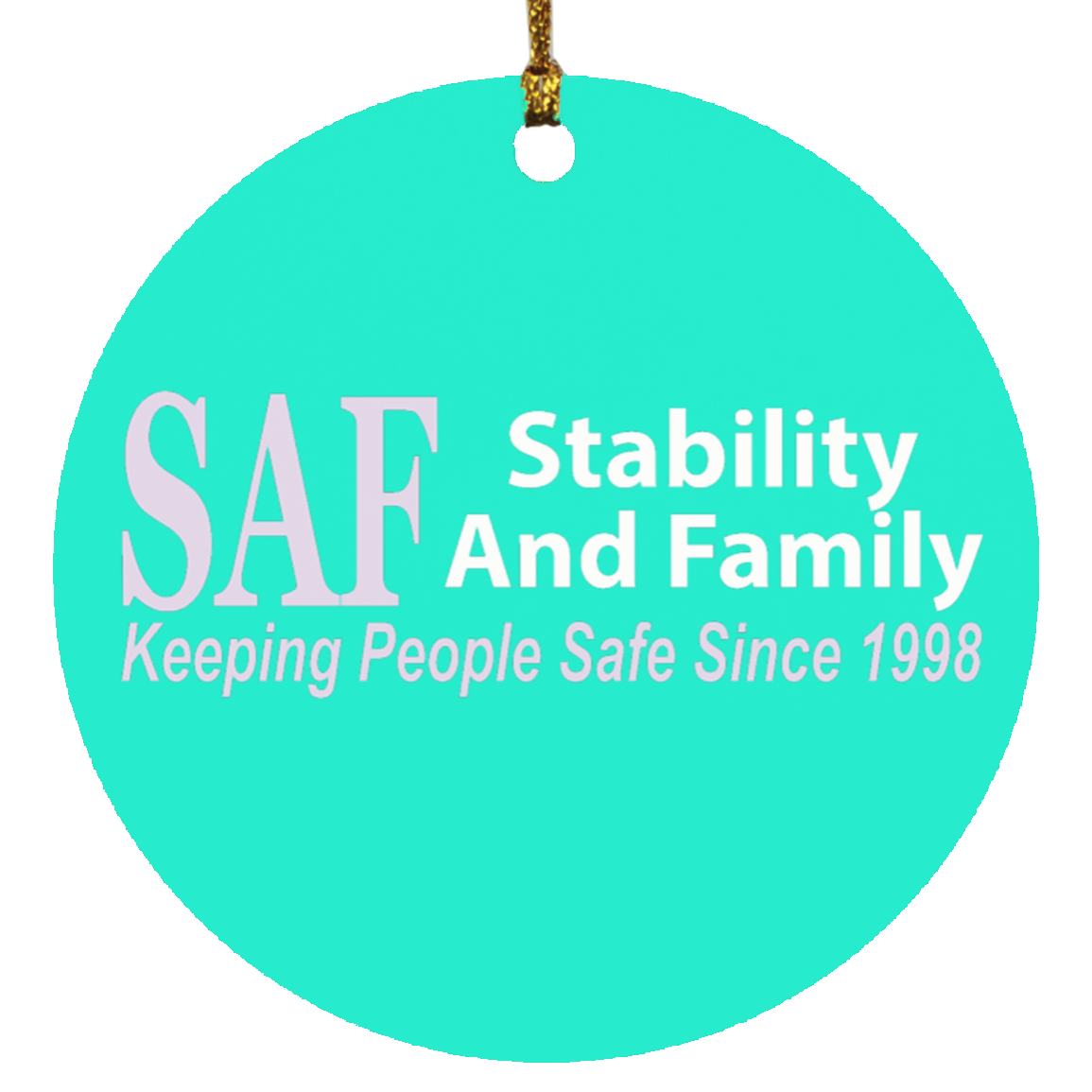 SAF - Circle Ornament