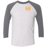 SAF - Tri-Blend 3/4 Sleeve Raglan T-Shirt