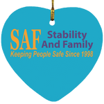 SAF - Heart Ornament