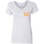 SAF - Ladies' 5.3 oz. V-Neck T-Shirt