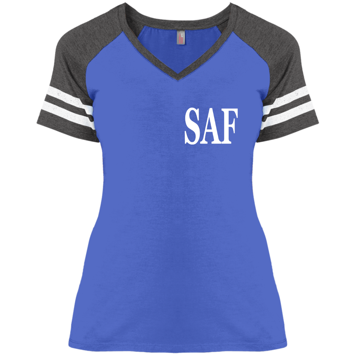 SAF - Ladies' Game V-Neck T-Shirt
