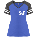 SAF - Ladies' Game V-Neck T-Shirt