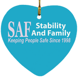 SAF - Heart Ornament