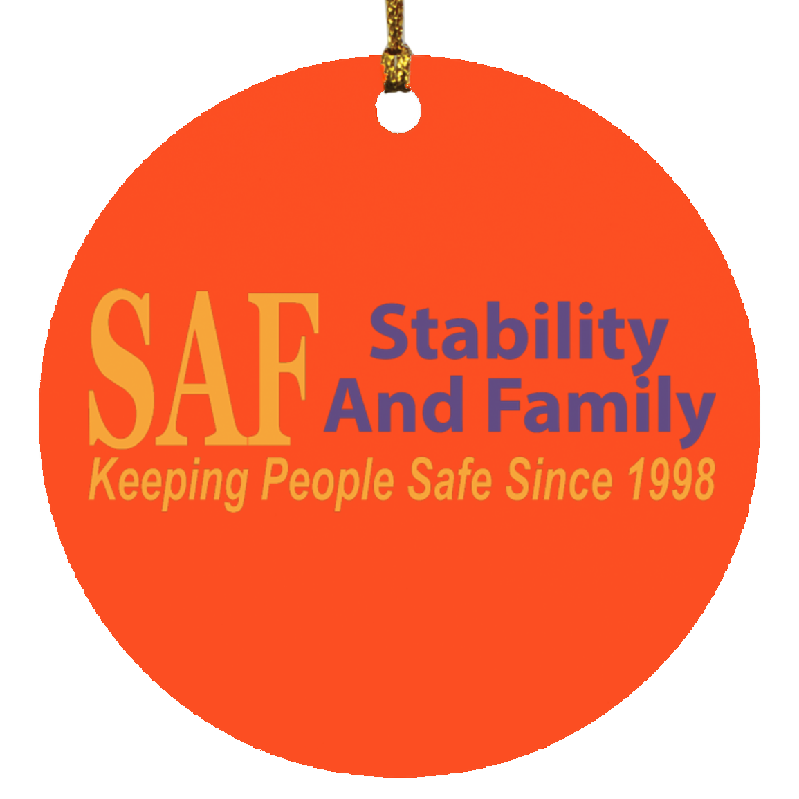 SAF - Circle Ornament