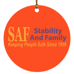 SAF - Circle Ornament