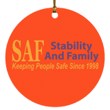 SAF - Circle Ornament