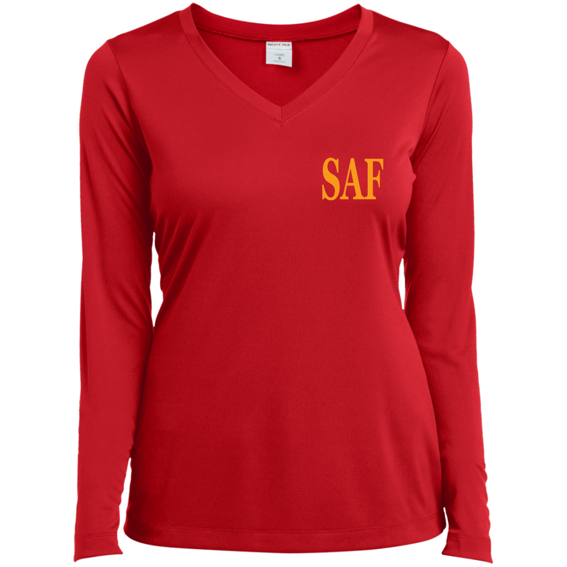 SAF - Ladies’ Long Sleeve Performance V-Neck Tee