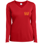 SAF - Ladies’ Long Sleeve Performance V-Neck Tee