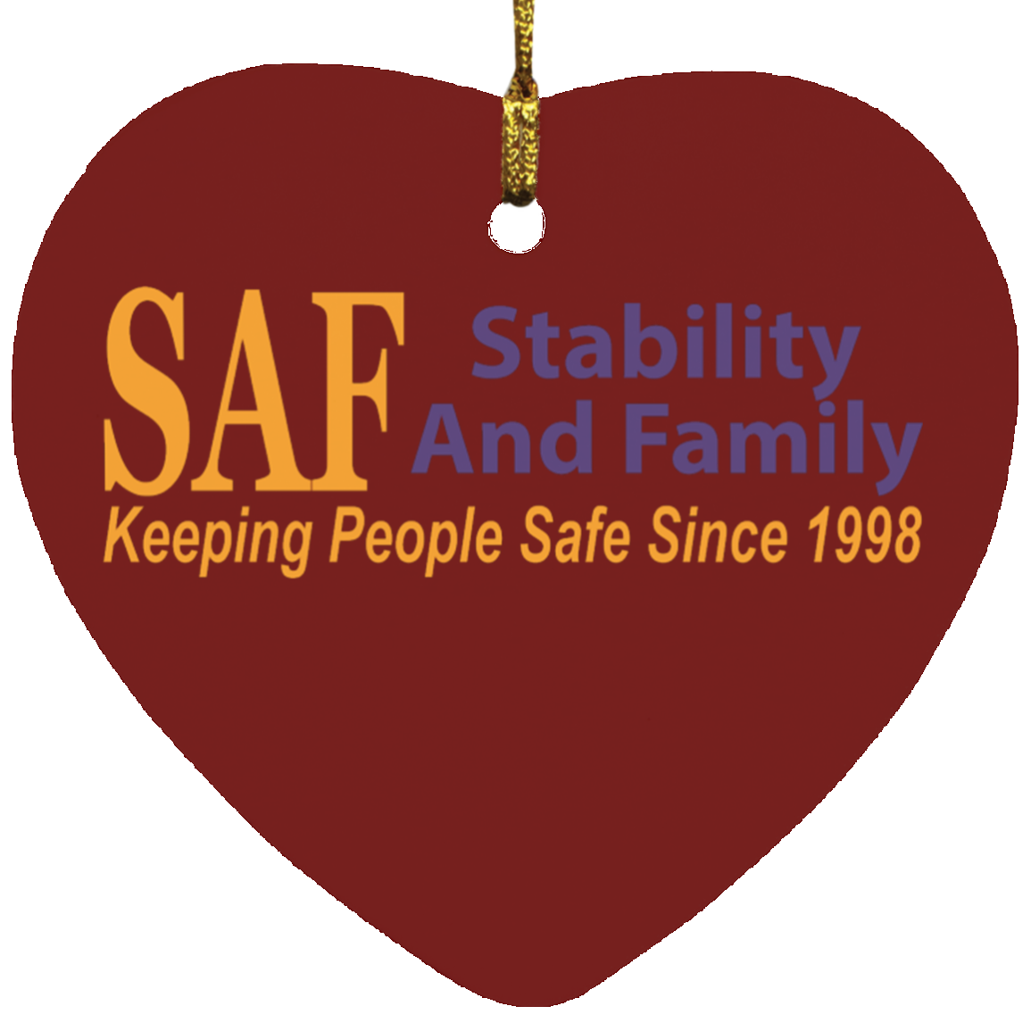 SAF - Heart Ornament