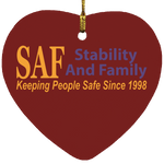 SAF - Heart Ornament