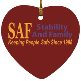 SAF - Heart Ornament