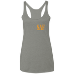 SAF - Ladies' Triblend Racerback Tank