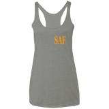SAF - Ladies' Triblend Racerback Tank