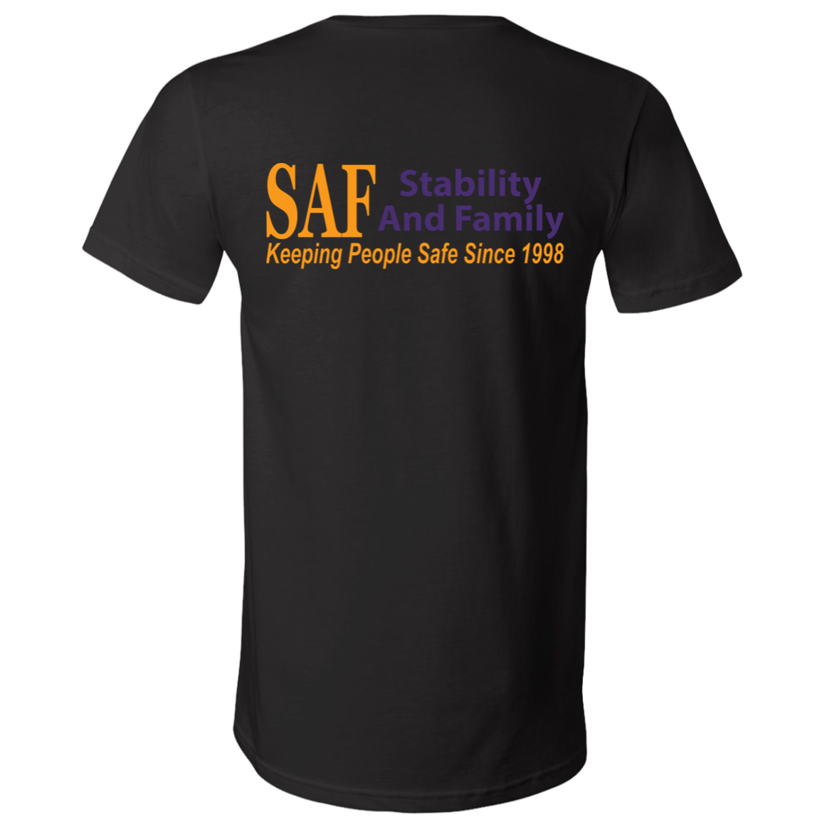 SAF - Unisex Jersey SS V-Neck T-Shirt