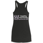 SAF - Ladies' Triblend Racerback Tank