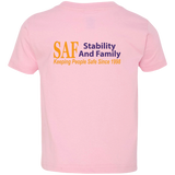 SAF - Toddler Jersey T-Shirt