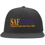 SAF - Flat Bill Twill Flexfit Cap