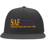 SAF - Flat Bill Twill Flexfit Cap